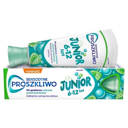 Pastă de dinți pentru copii, Sensodyne Proszkliwo Junior, 6-12 ani, 75ml