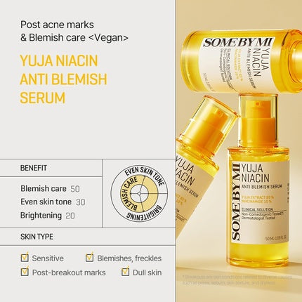 Serum vitamina C, Some By Mi, Yuja Niacin, galben, 50ml