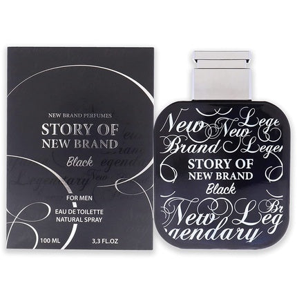 Perfumă New Brand Story Of Black EDT Spray, 100 ml, Negru