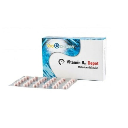 Tablete Viogenesis, Vitamin B12 Depot Methylcobalamin 1000μg, 30 buc