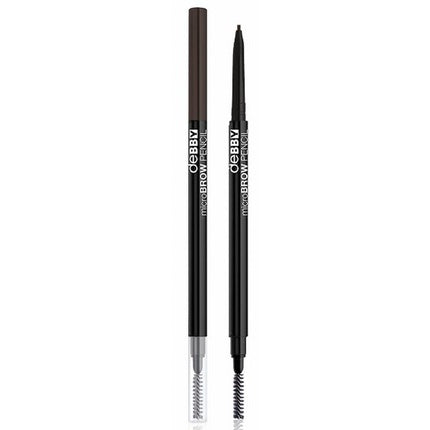 Matita Sprâncene Debby, Microbrow Pencil, Culoare Marron, Cu Perie Integrată