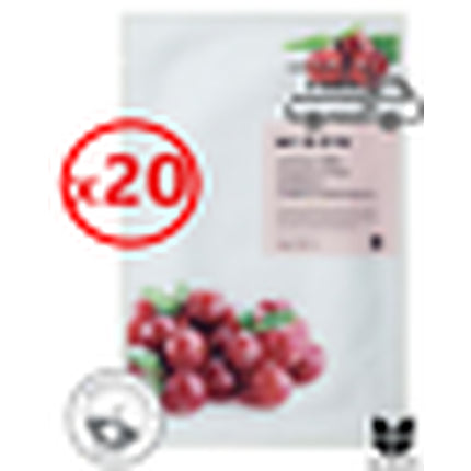Mizon Joyful Vitamin Acerola Face Mask Sheet, Pachet 20 buc, Alb, Roșu