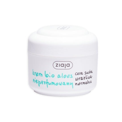 Cremă față, Ziaja, Aloe BIO, fără parfum, 50 ml