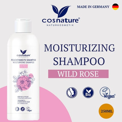 Șampon Hidratant Cosnature Wild Rose, 250 ml
