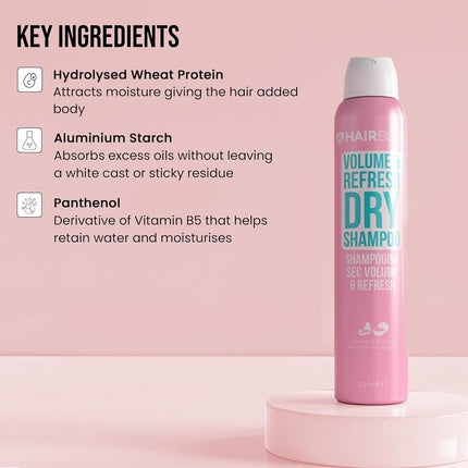 Șampon uscat, Hair Burst, Volume & Refresh, roz