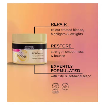 Mască Intensivă Păr Blond, John Frieda, 250ml