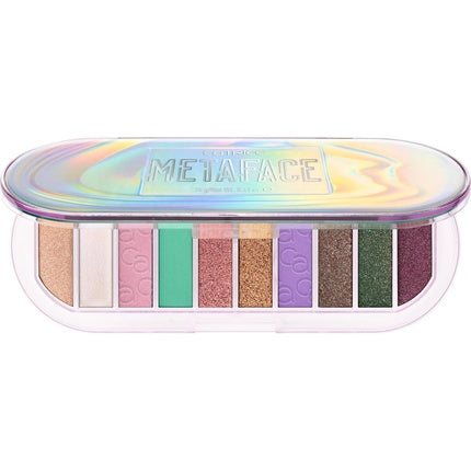 Paletă farduri pentru ochi Catrice METAFACE C01 Multicolor, 10 culori