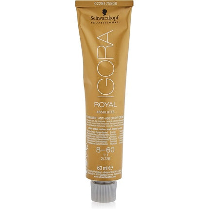 Vopsea de păr, Schwarzkopf, IR A 8-60 Blond Deschis Ciocolatiu Natural