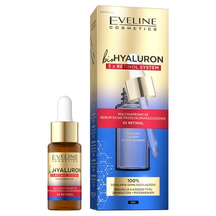 Ser Biohyaluron 3x Retinol Eveline Cosmetics, antirid, 18ml