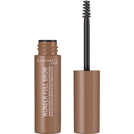Rimmel London Wonderfull Brow, Gel de sprâncene waterproof cu fibre, 31g