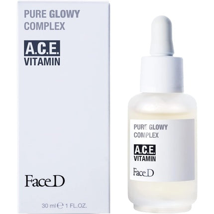 Ser anti-age Faced, Pure, vitamina A, C și E, 30 ml