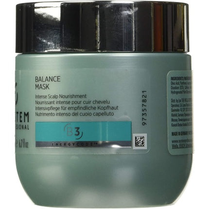 Masca de păr, System Professional, B3 Balance, verde, 200ml
