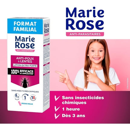 Lotion Anti-păduchi și Lente, Marie Rose, Extra Forte, 200ml