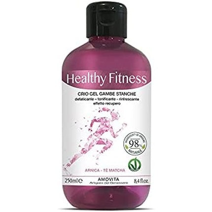 Crema Gel Crio Amovita Healthy Fitness Gambe Stânche cu Arnica și Ceai Matcha, 250 ml