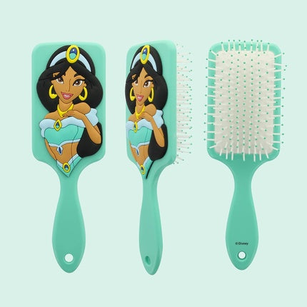 Perie păr silicon, Disney Princesses Jasmine, verde