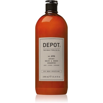 Șampon pentru păr și corp Depot Sport, 1000 ml, sticlă ambalaj maro