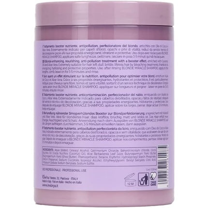 Ser păr Inebrya Blondesse Blonde Miracle Nectar, 250 ml, liliac