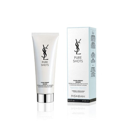 Cremă de curățare spumantă Yves Saint Laurent Pure Shots, 125ml
