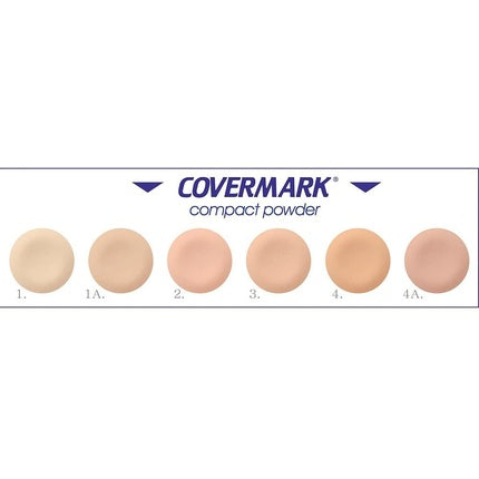 Pudră Compactă Waterproof Covermark pentru Piele Normală, 0.35 uncii, Culoare 1