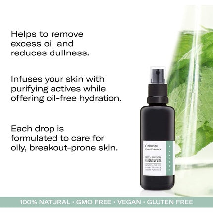 Spray Facial Odacite Hydra-Purifying Mentă Ceai Verde 50ml