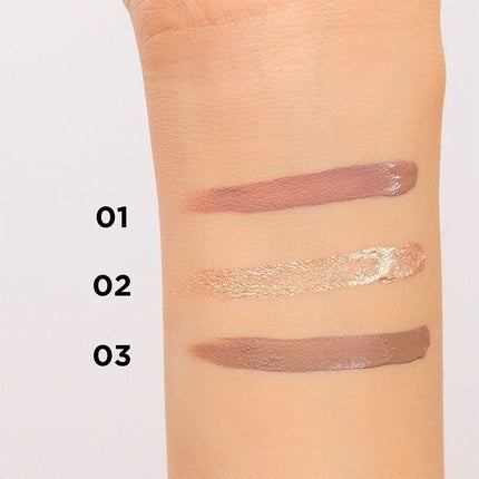 Liquid Eyeshadow, Eveline Cosmetics, set de 3 culori, 20g