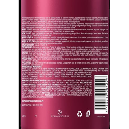Șampon Be Natural Nutri Quinoa 350ml
