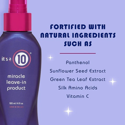 Balsam Leave-In, It's A 10 Haircare, Miracle, violet, 120ml