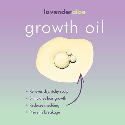 Ulei de scalp pentru creșterea părului, Eden Bodyworks, Lavender Aloe, 4 Oz, Vegan