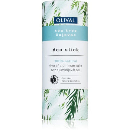 Deodorant Solid Olival Tea Tree 40g Fără Săruri de Aluminiu
