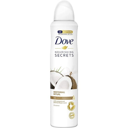 Deodorant aerosol, Dove, Coconut și Floare de Iasomie, 250ml
