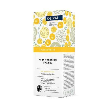 Crema regenerativă specială pentru față Olival cu ulei de imortelă, 50ml