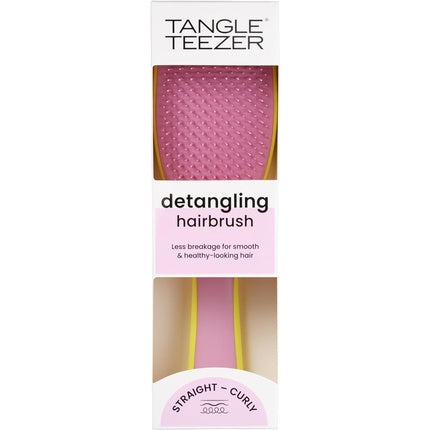 Perie de păr, Tangle Teezer, The Ultimate Detangler, galben hipnotic & roz