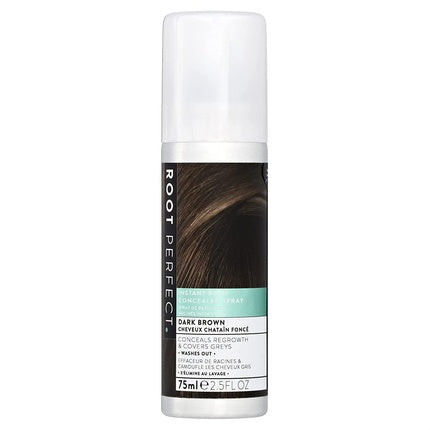 Spray de acoperire pentru rădăcini ROOT PERFECT, Dark Brown, 75 ml
