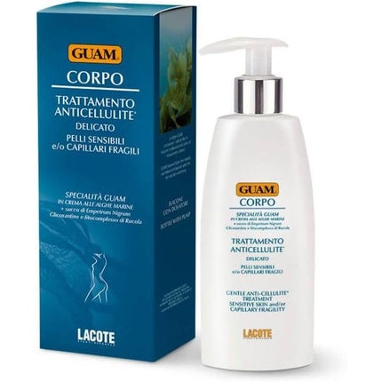 Crema Anticelulitică Guam, 260g, ambalaj alb și albastru