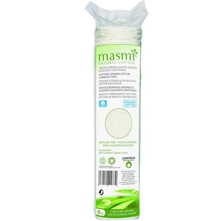 Dischete cosmetice, Tuknon, 80 bucăți, bio