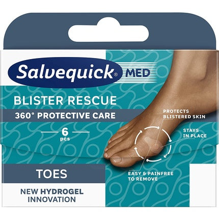Pansamente hidrogel Salvequick, 6 buc, pentru basici degete