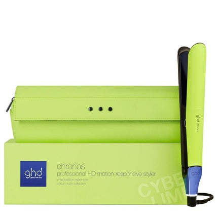 Stilist de păr GHD Chronos, Culoare Verde Lămâie, Colecția Cyber Lime Colour Crush