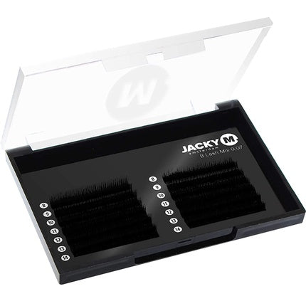 Extensii gene false Jacky M C Lash 0.05, lungime 12mm, negru