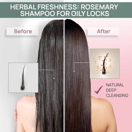 Șampon Vis Plantis, 400ml, Rozmarin, Natural