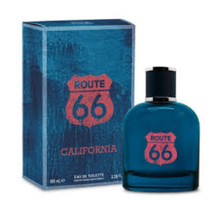 Parfum Route 66 California, Eau de Toilette, 100 ml, sticlă albastru închis