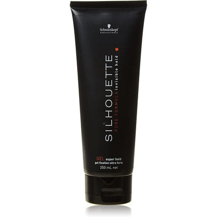 Gel de par Schwarzkopf Silhouette Super Hold, 250ml, culoare neagră