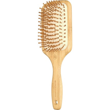 Perie masaj păr, Olivia Garden Bamboo Touch, mărime L, bej/maro