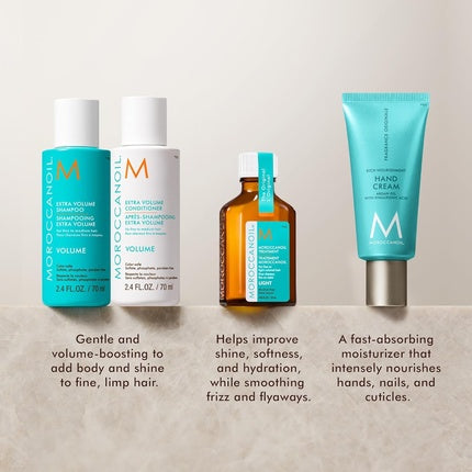 Set Îngrijire Păr, Moroccanoil, Volum, maro