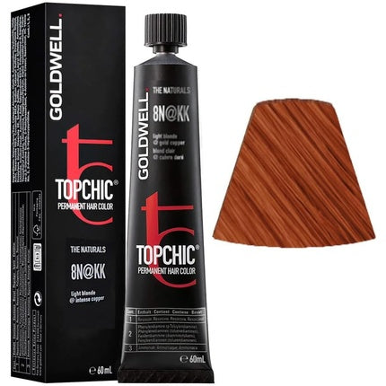 Vopsea de păr Goldwell TOPchic Light Blonde Intense Copper, 60ml
