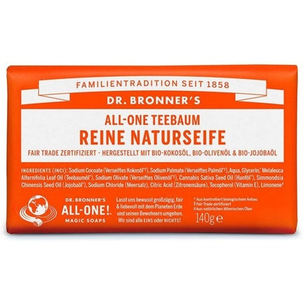 Săpun solid Dr. Bronner's Tea Tree, 140g