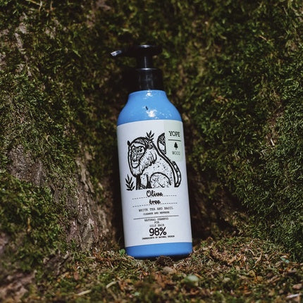 Șampon Yope WOOD Natural păr gras albastru 300ml