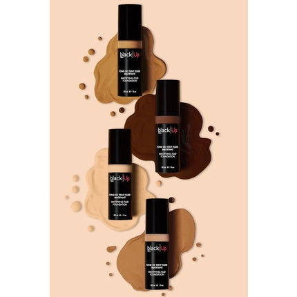 Fond de ten, Black Up, fluid matifiant, negru