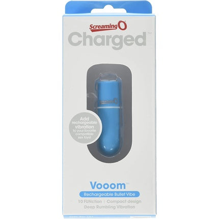 Vibrator Screaming O Charged Vooom Bullet albastru