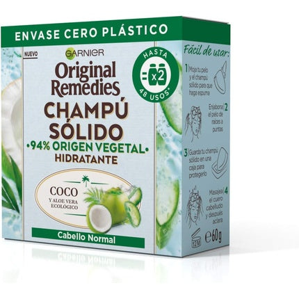 Șampon solid, Garnier, Original Remedies, cocos și aloe, 60g