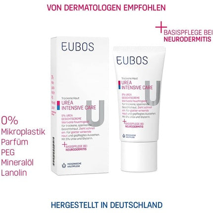 Cremă față, Eubos, Urea 5%, 50ml